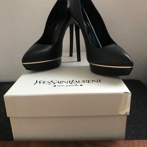YSL BLACK PUMPS